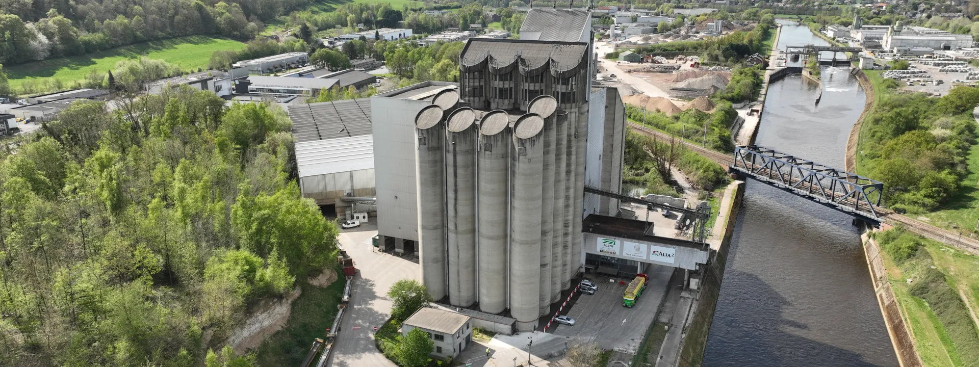usine aliment alia2 floreffe vue a&eacute;rienne