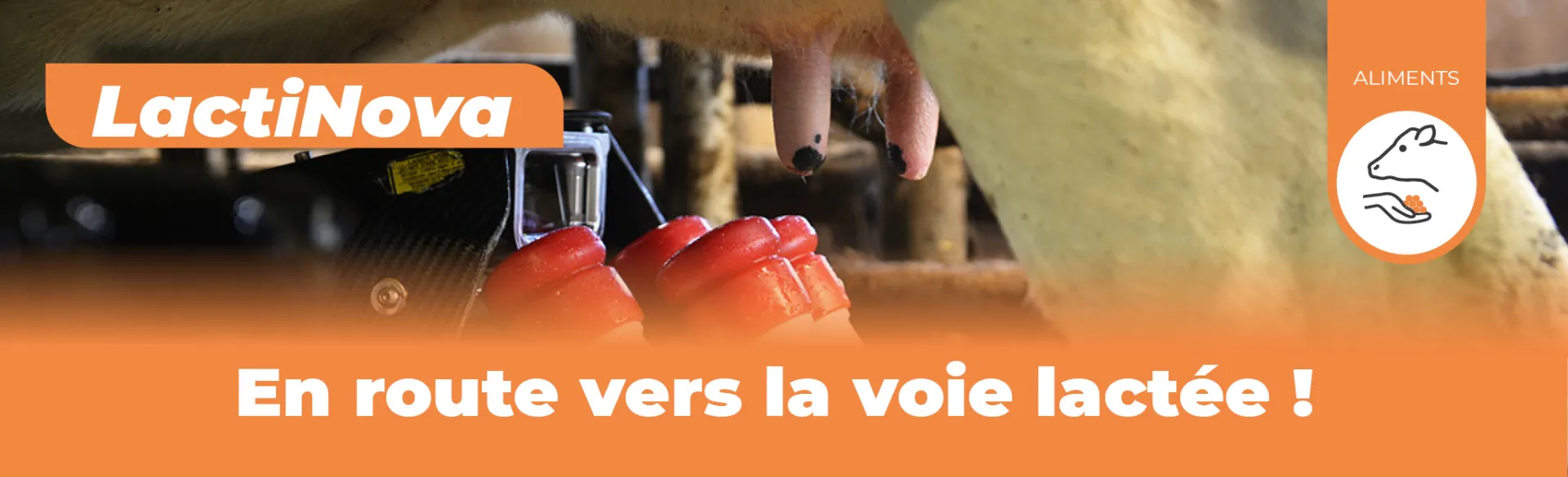 Pub LactiNova aliments robots banner