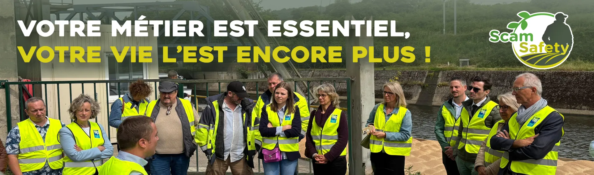 Visuel donnant l'information d'une r&eacute;union s&eacute;curit&eacute; ouverte a tous 