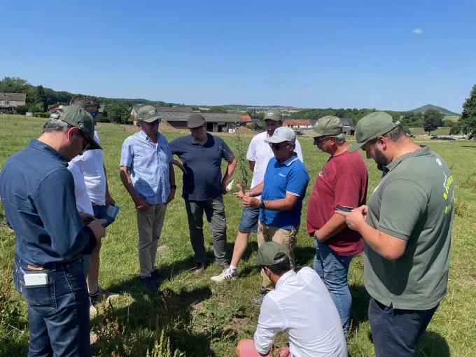 r&eacute;union scam prairie groupe en exterieur