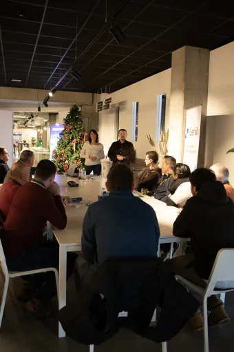photo de groupe durant un atelier