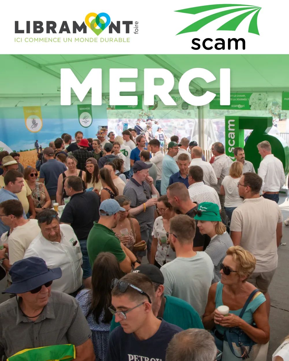 photo du stand de la SCAM &agrave; Libramont 